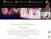 Tablet Screenshot of bryggarsalen.se